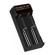 PUJIMAX 4 Slots 18650 Battery Charger 3.7/4.2V Series Lithium Battery Charging For 18350 14500 26500