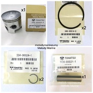 1 Set Tohatsu/Mercury Japan Piston Oversize 0.50 Set/Kit 25hp 30hp 2stroke - Piston Ring, Piston, Cl