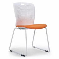 💘&amp;会议椅培训椅简约办公椅职员电脑椅塑料洽谈椅子实心管钢筋椅 TGQD