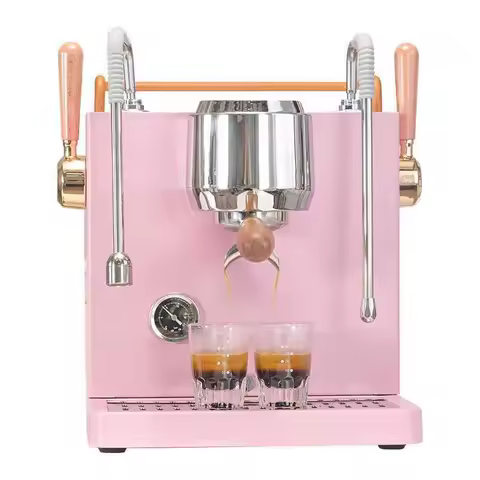 DR7107 Espresso Coffee Machine Cappuccino Latte and Mocha Semi Automatic Italian Concentrate Integra