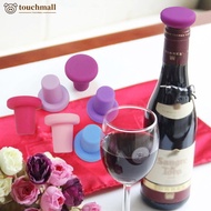 TOUCHMALL Wine Bottle Stopper Bar Sealing Champagne Beers Cap Plug Seal Lids Reusable Leakproof Silicone Sealer Wine Fresh Saver L1W2