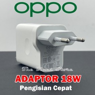 OPPO KEPALA Charger Batok 18 Watt Original OP92KAEH Fast Charging For Oppo A16  A16s A18  A11s  A11 