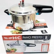 Promo Panci Presto 8Liter Hc Original Fafasholeha