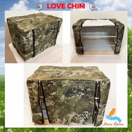 Camouflage Bird Cage Shirt, Camouflage Cage Shirt Type 1 Full Size, LOVECHIM Bird Cage Accessories