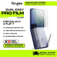 Ringke Dual Easy Pro Film for Galaxy Z Flip 7 Premium Screen Protector (2 Pack)
