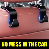 1Piece Quality Car Seat Hanger Backseat Hooks Strong Bearing Car Seat Back Hook Vehicle Hanger Menggantung barang kereta