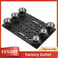 V-Slot Gantry Set 20-80mm Gantry Plate with Wheels for V-Slot Aluminum Profiles CNC Router and 3D Pr