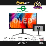 TITAN ARMY G27T8T QD-OLED 27" QHD 360Hz Flat Gaming Monitor