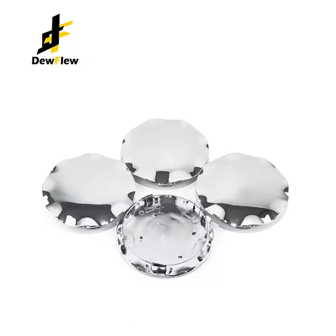DewFlew 1/4Pcs OD 150mm/5.91" ID 132mm/5.20" Rim Center Cap For 2003-2008 FX45 (20 inch 8 spoke whee