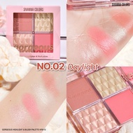 HF8112 SIVANNA COLORS Gorgeous Highlight & Blush Palette ไฮไลท์ & บลัช