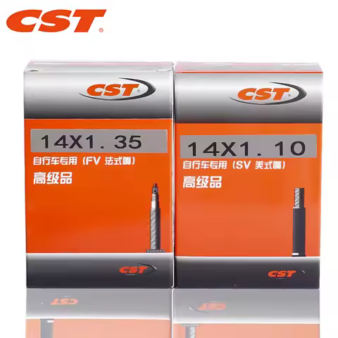 CST Bicycle Inner Tube 14inch Butyl Rubber Bike Camera Tyres For 14x1.10 14x1.35 14x1.90/2.125 412 F