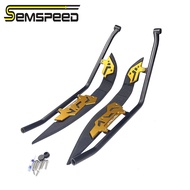 Motorcycle Front Footpeg Footrests Crash Bar Guard Protector For Honda PCX 160 125 PCX160 2021-2024