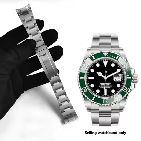 Watch Bracelet for Rolex DAYTONA GMT SUBMARINER Watch Accessories Strap Metal 904 Solid Stainless St