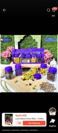Paket Cokelat Lebaran/Manisan Snack Lebaran/Snack Idul Fitri
