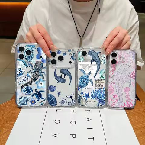 Case For OPPO Reno 15 4 13 12 11 10 Pro Plus 15F 14F 13F 11F 12F A60 A6 A5 Pro A6X A5X Ocean Element