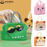 WONDER Insulated Lunch Box Bags, Portable Thermal Bag Cartoon Stereoscopic Lunch Bag,   Cloth Thermal Lunch Box Accessories Tote Food Small Cooler Bag