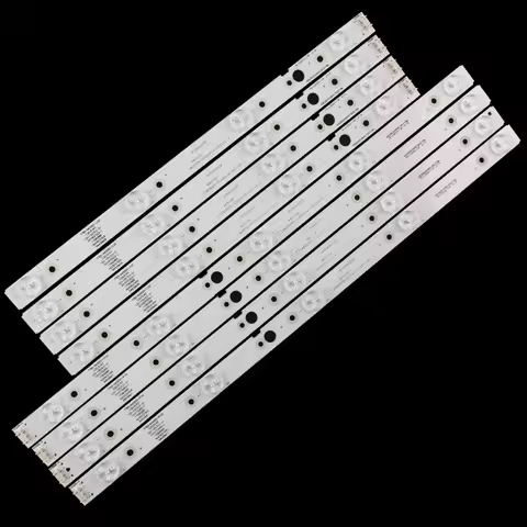 8pcs LED backlight strip for 43"TV SW43D09L/R-ZC22AG-02 CRH-A4330300105R6CNRev1.0 LED 43UG620V 43UJ6
