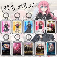 Acrylic Keychain Double Sided DIY, Transparent Keychain Anime [Bocchi the Rock]