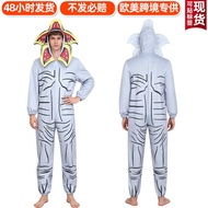 Christmas Piranha Pajamas Spoof Ball Party Clothes Biochemical Zombies Stranger Things 5cosplay Jump