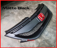 Honda City GM6 2014 2015 2016 Type R FK8 OEM Front Grill Grille Matte Black Gloss Black Carbon Look
