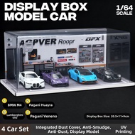 Colorful Amber CCA1 1:64 Lamborghini Aventador Alloy Car Model Pocket-sized Display Toy for Collecto