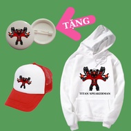 Skibidi Toilet Black cameraman Speakerman TV Man children's long-sleeved T-shirt, soft cotton-lined 