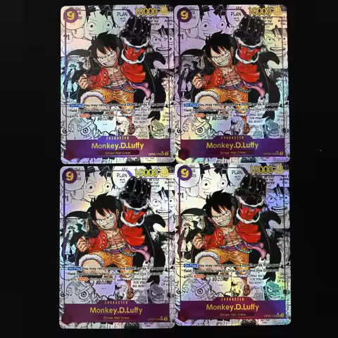 One Piece TCG OPCG English Luffy Manga Card OP09-119 Luffy 9 Cost Purple Luffy Textured Foil Card