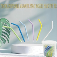 250Pcs/bottle Dental Disposable Air Water Spray Nozzles Tips Tubes for 3-Way Triple Dental Consumabl