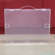 🌻Taiwan Shipping Portable A3 Transparent File Box Data Painting Drawing Paper Certificate Storage Bu