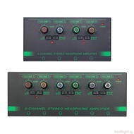 KING Professional 4 6 Channel Amplifier Headphone Amplifier Lossless Monitor Splitter