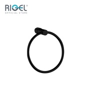 RIGEL Gallant Matte Black Towel Ring TR401150BM