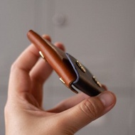 意大利皮革 雙色拼色 手工零錢包 散子包