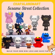 Nano Blocks KAWS Sesame Street Fashion collection Lego Building Blocks Adults Kids DIY Desktop Decor