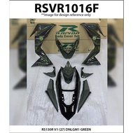 Rapido Cover Set Honda RS150R V1 V2 V3 DNLGM1 GREEN (27) Hijau Lumut RS150 RS150 R Coverset Motor Accessories RS 150 R