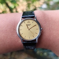 2015 Vintage Credor Seik0 8J81‑6A30 Gold Dial High Accuracy Quartz Dress Watch (HAQ)