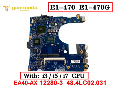 12280-3 For Acer Aspire E1-470 E1-470G Laptop motherboad with i3 i5 i7 CPU GT720M GPU 48.4LC02. 031 