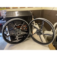 💯 Ori Magic Boy Sport Rim CNC 511 OH 511 FG 511 YAMAHA Y15/y15zr/y16 160/185*17 Matte Orange blue bl