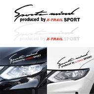 Car Reflective Lamp Eyebrow Headlight Sport Emblem Decoration Sticker for Nissan X-trail Xtrail T31 T32 Accessories