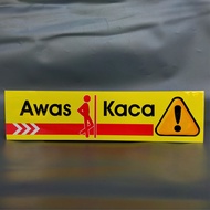 Beware of Vinyl Glass Stickers | Warning Stickers Beware of Glass