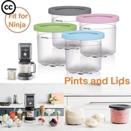 CC   Ice Cream Pints Cup For Ninja Creamie Ice Cream Maker Cups Reusable Can Store Ice Cream Pints C