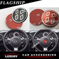 Toyota GT86 Decorative Steering Wheel Middle Logo Steering Emblem Cover Garnish Protection Interior Accessories Luxury