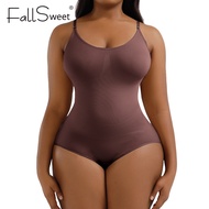 FallSweet Shapewear for Women Seamless One-Piece Body Shaper with Buckle Plus Size Waist Trainer Co