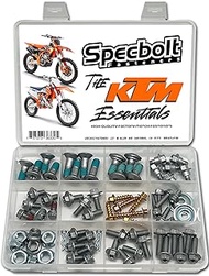 Specbolt EURO Essentials Track &amp; Trail Bolt Kit Fits: All KTM GASGAS &amp; Husqvarna. Subframe, Fork guard, ejot, brake rotor, Brembo cotter pin, and much more