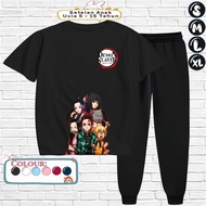 Children's T-shirt & Trousers Suit | Unisex Clothes Ages 5-15 Years | TEAMS DEMON SLAYER Motif