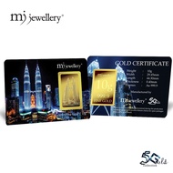 MJ Jewellery 5G Gold Collection 999.9/24K PETRONAS Twin Towers Series Gold Bar F33 (10g)