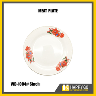 Porcelain Floral Dinnerware Bowl Plate Tray Spoon Dining Modern Classic Design (NOT SET, PER PIECE) Random