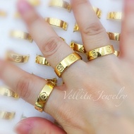 [VJ]Ring < CR10 > Band 999.9 Gold Plated Ring {Cincin CT}