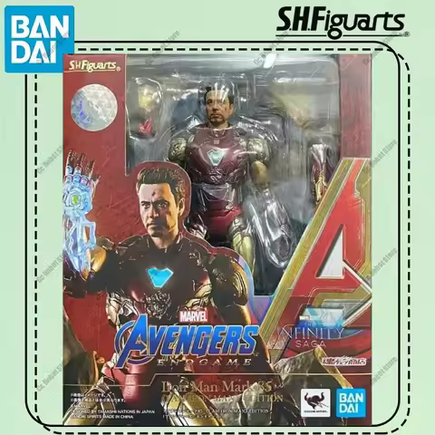 Original Bandai S.H.Figuarts Shf Tony Stark Iron Man Mark Series Iron Man in Stock Anime Action Coll