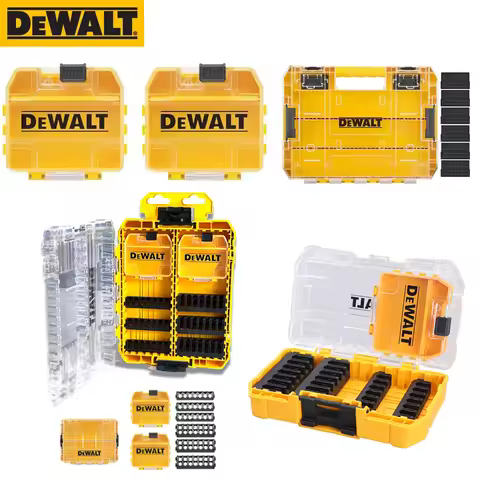 DEWALT TSTAK Tool Box Storage Box Transparent Plastic Multifunctional Stackable Box Original DT70800
