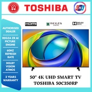 TOSHIBA 50" 4K UHD SMART TV 50C350RP - TOSHIBA MALAYSIA WARRANTY